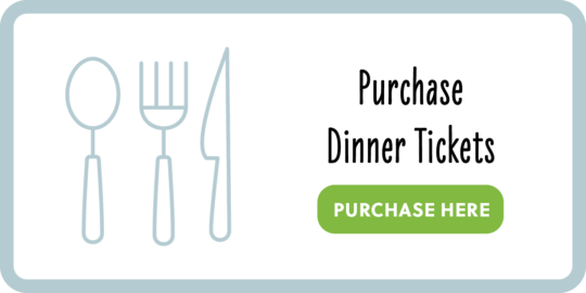 A graphic for buying dinner tickets for an event.